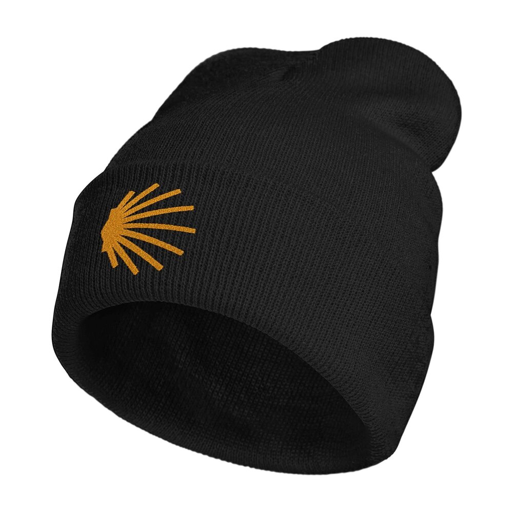 9461 Camino De Santiago Spain Embroidery Beanie Knit Hats & , Embroidery